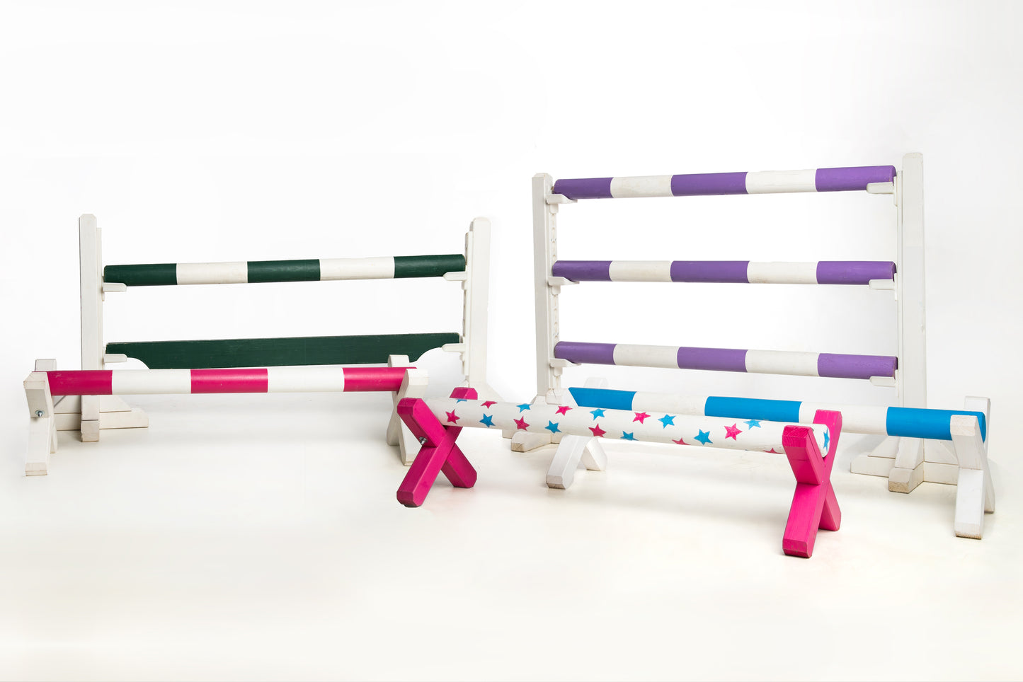 Set: Steilsprung + Sprung + 3 Cavaletti